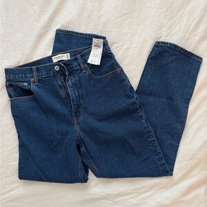 Abercrombie & Fitch The Ankle Straight Ultra High Rise